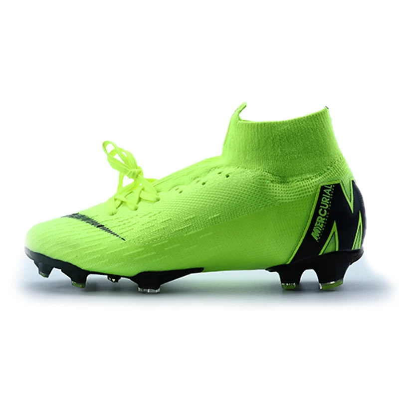 NIKE VAPOR 13 ELITE FG футбольные кроссовки Superfly 7 кроссовки мужские тренировочные футбольные кроссовки дышащие нескользящие легкие удобные - Цвет: green