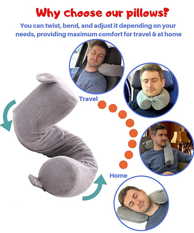 Slingifts-Free-Ship-Travel-Pillow-Twist-Support-Pillow-for-Neck-Chin-Back-Leg-Adjustable-Memory-Foam (3)