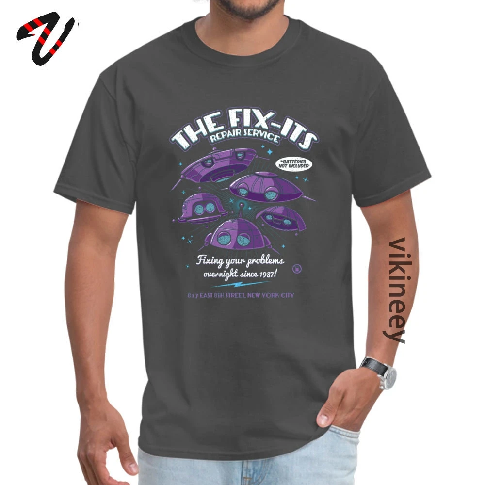 Casual Tops Shirts Special Short Sleeve Men&amp;#39;s T Shirts TpicOriginaltitle Printing Summer/Autumn Tops Shirts Crewneck The Fix-Its Repair Service -1447 carbon