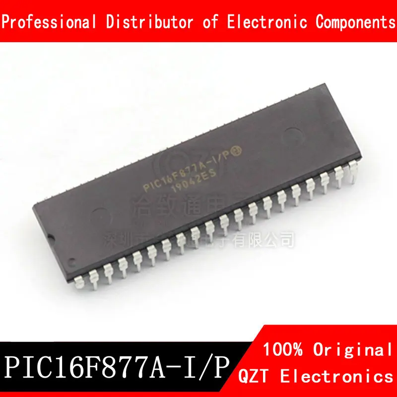 5pcs PIC16F877A-I/P DIP40 PIC16F877A DIP 16F877A-I 16F877A PIC16F877 New and original In Stock 1pcs pic16f877a i p dip40 pic16f877a dip 16f877a dip 40 enhanced flash microcontrollers