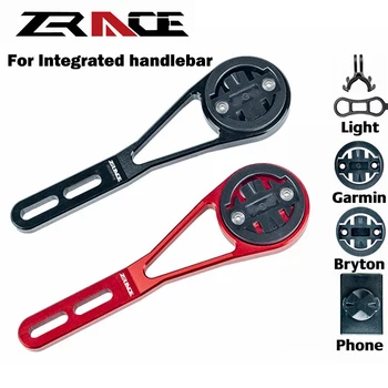 

ZRACE Bicycle Computer Mount Holder for Integrated Handlebar, Out Front Holder for iGPSPORT Bryton GoPro Mobile Phone Spotlight