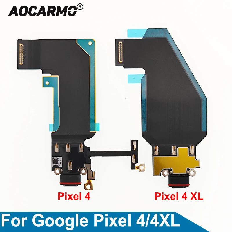 

Aocarmo For Google Pixel 4 XL 4XL USB Charge Type-C Charging Port Dock Connector Flex Cable Replacement Parts