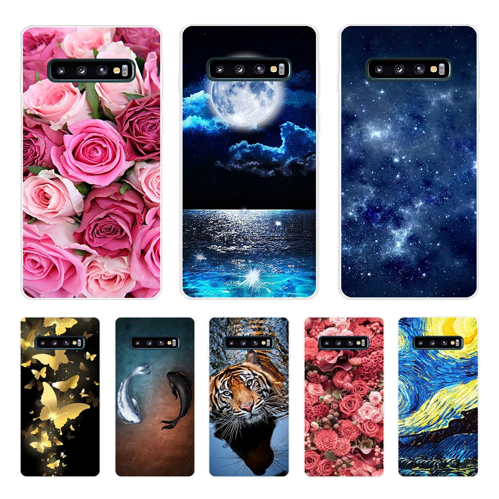 Per Samsung Galaxy S10 Custodia S10Plus Custodia In Silicone Tpu Cover Phone S10 E Custodia Per Samsung S10 Plus G975F S 10 Sm-G973F Custodia