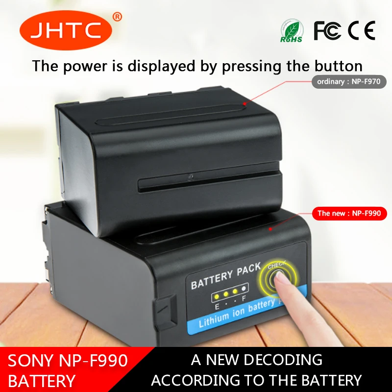 NP F990 Камера Батарея для Sony видеокамера HXR MC1500C NEX EA50 DSR PD198P HVR Z7C NX3 5 мА/ч. аккумулятор