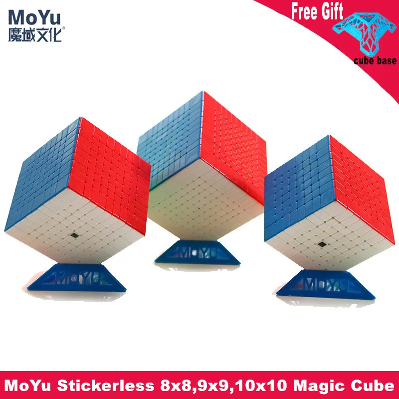 MoYu MeiLong Magic Cube stickerless 5x5 6x6 7x7 8x8 9x9 10x10 11x11 12x12 Professional Speed cube Puzzle Toys Gift