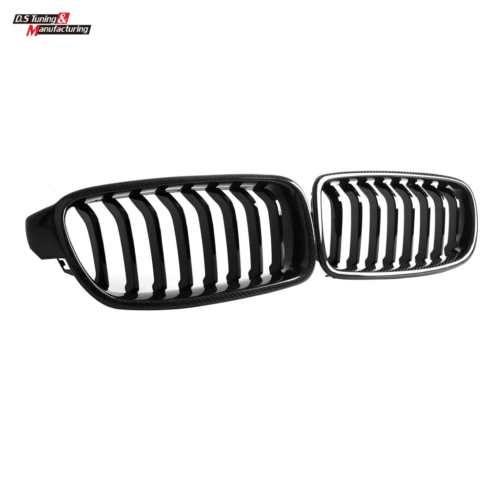 1-Slat углеродная Передняя решетка для BMW 3 серии F30 F31 2012