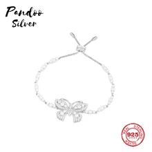 Модная подвеска Стерлинговое Серебро копия 1:1, Регулируемый Серебряный браслет с жемчугом для женщин Monaco Роскошные ювелирные изделия подарок