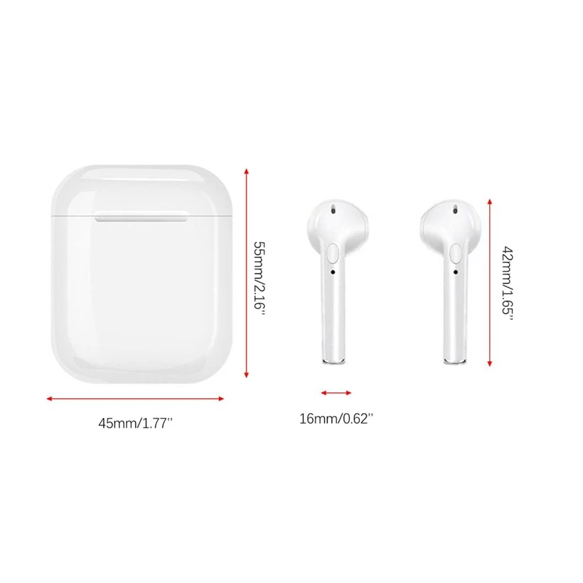 Наушники i9s Tws Bluetooth 5,0, беспроводные мини наушники, беспроводная гарнитура с микрофоном и зарядным устройством для xiaomi/iphone