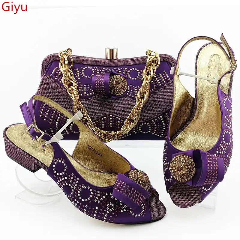 italian shoe and bag set