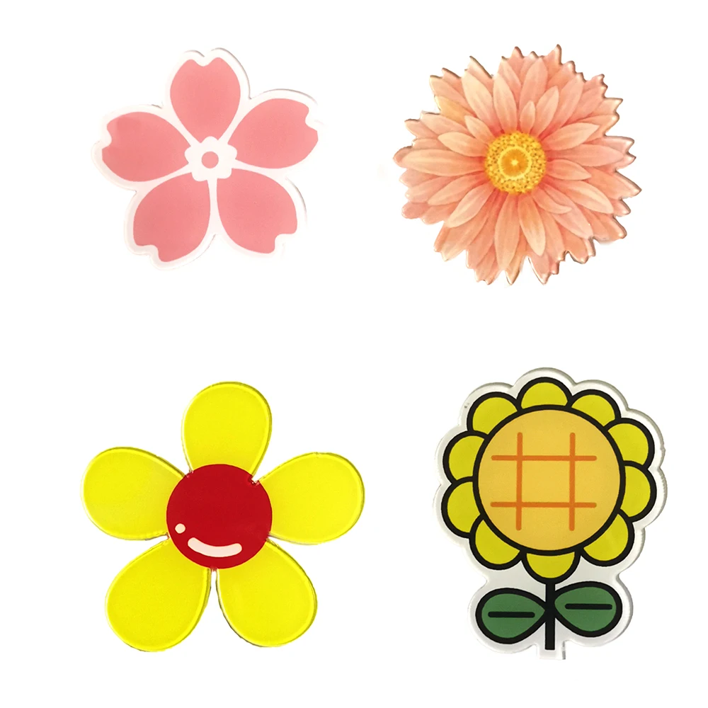 

Acrylic Brooch Beautiful Chrysanthemum Sunflower Lapel Pins For Backpacks Cartoon Jewelry Badges Scarf Buckle Shirt Accessories
