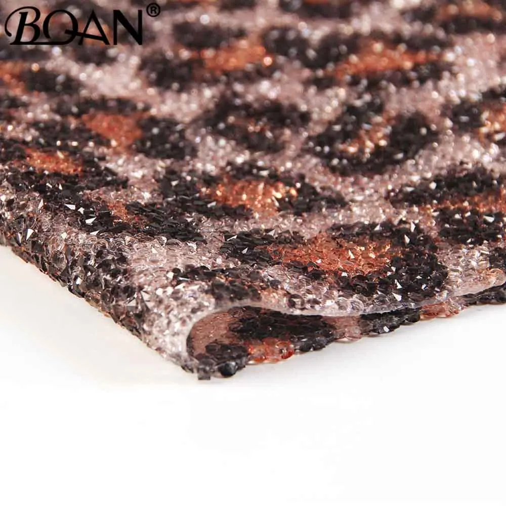 Leopard BQAN Алмазный скраб мат для ногтей салон Практика Подушка блеск складной моющийся коврик маникюр Дизайн ногтей настольные коврики инструмент - Цвет: Leopard