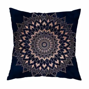 

Throw Pillow Case Bronzing Gold Foil Printed Cushion Cover Sofa Home Decoration Pillow Case