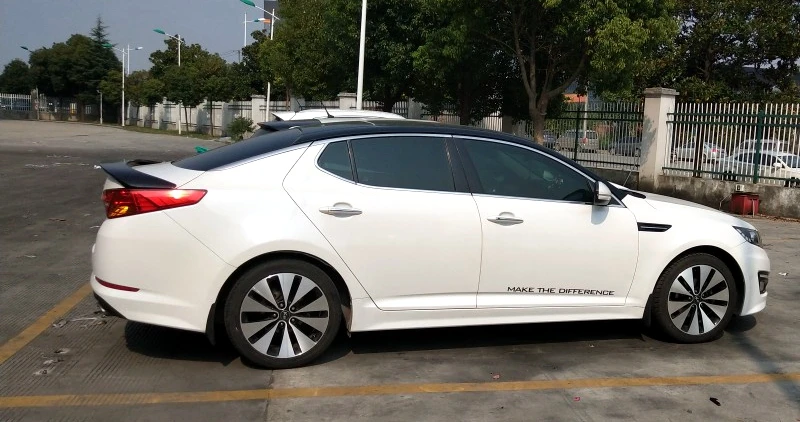 Для kia K5 Optima 2010 2011 2012 2013 ABS спойлер праймер цвет украшение в виде хвостового крыла Спойлеры на багажник крылья для kia K5 Optima
