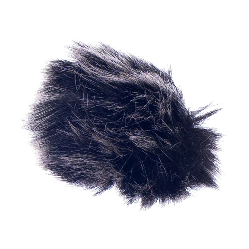 Lapel Lavalier Condenser Microphone MIC Wind Muff Windscreen for Interview
