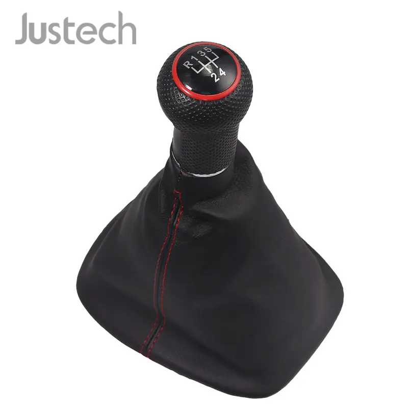 Justech ручка переключения передач для VW Golf 2 3 Bj. 3 Estate 3 4 трансформер Polo 6N Passat 35i look красная ручка переключения передач