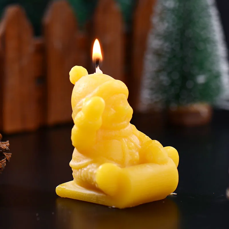 3D снеговик силиконовые свечи формы DIY Рождественская форма для мыла украшения формы