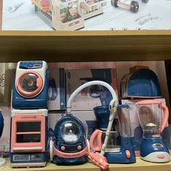Machine à laver électrique, jouet de cuisine pour enfants, appareils ménagers, Simulation de Machine à laver, aspirateur à pain, ensemble cadeau 