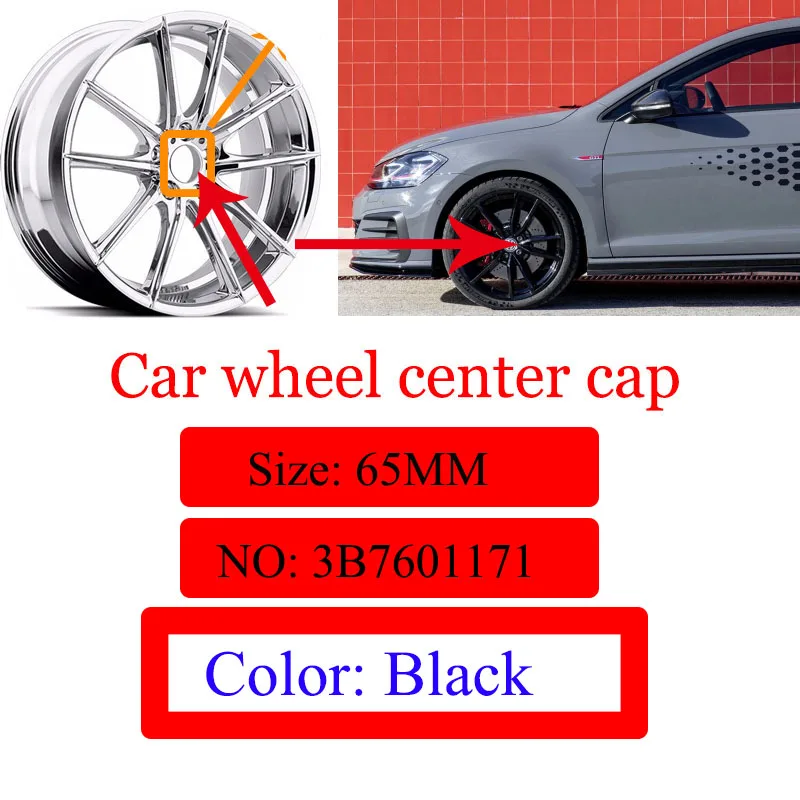 20PCS 65mm Car Wheel Center Cover Hub Cap For VW Passat B5 B6 B7 Beetle T4 T5 Touran Bora Caddy Boost Polo Golf 3 4 5 6 7 | Автомобили и