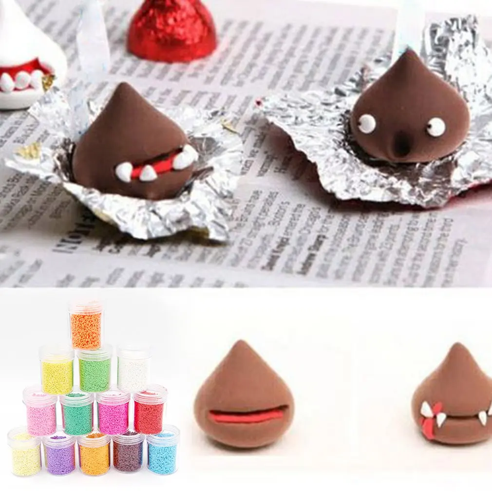 DIY Красочные Моделирование смолы Fimo Полимерная глина крем резинка гель DIY Имитация пищи орнамент хлеб крошки красота