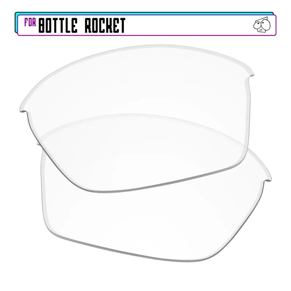 

EZReplace Polarized Replacement Lenses for - Oakley Bottle Rocket Sunglasses - HD Clear