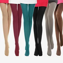 Long Stockings Tights Pantyhose Velvet Multicolour Seamless Candy-Color Woman Sexy Plus-Size