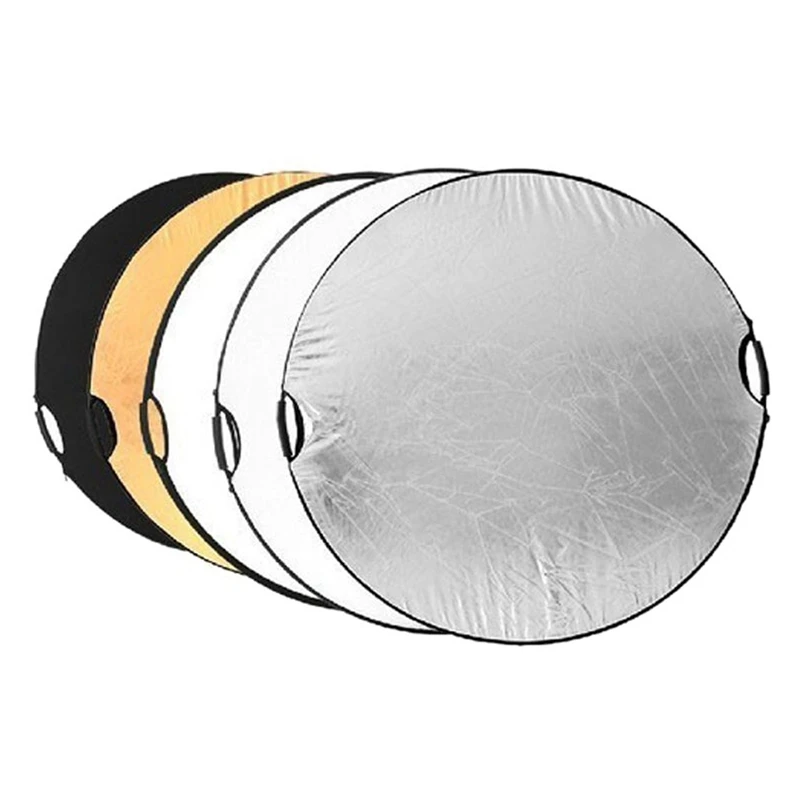 ABKK-80cm 5 in 1 Portable Photography Studio Collapsible Light Reflector
