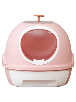 

Cat sand-basin fully enclosed large spattery-proof extra cat supplies sand-bowl sash-proof toilet