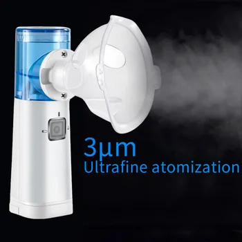 

Portable Mini Handheld Inhaler Nebulizer silent Ultrasonic Children Adult Atomizer Asthma Liquid atomization