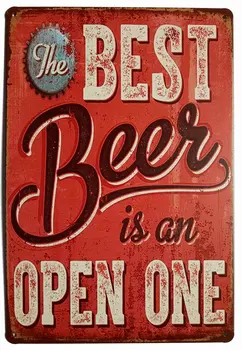 

Best Beer Vintage Funny Home Decor Tin Sign Retro Metal Bar Pub Poster 8 x 12