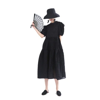 

190011Summer Woman Dress Robes Shein Vestido De Mujer Mulher Fashion Leisure Dresses Vestidos Pleated Skirt Robe dresses For Wom