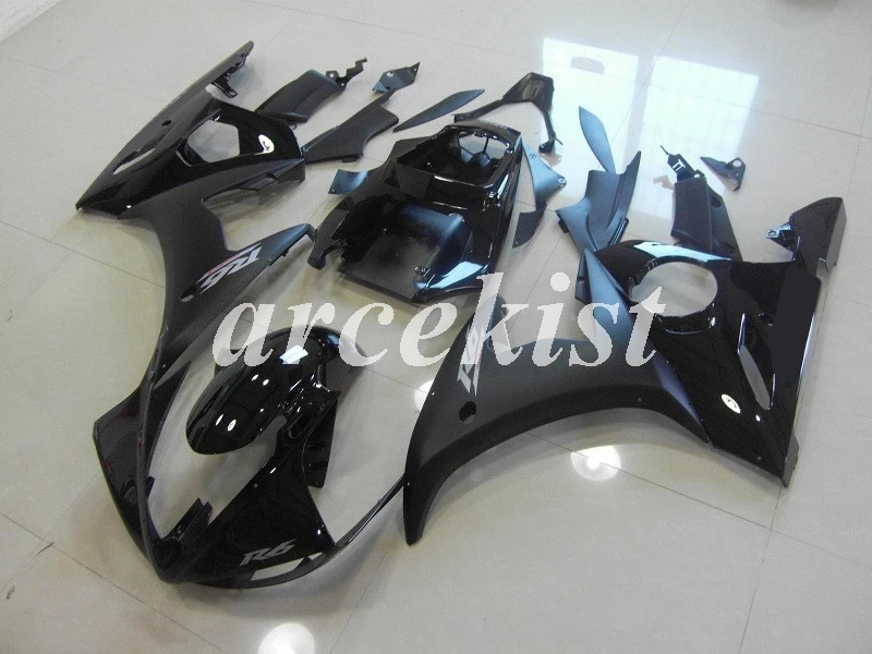 4 подарки Новые ABS Обтекатели наборы подходят для Yamaha YZF R6 2003 2004 2005 обтекатель набор R6 03 04 05 Пользовательские бесплатно черный желтый