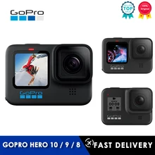 

GoPro HERO 10 Black Underwater Action Camera 4K 5.3K60 Video, Helmet Sports Cam 23MP Photos, 1080p Live Streaming HERO 8 HERO 9