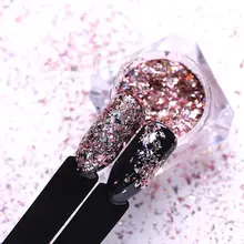 0,1 г блеск зеркальный ногтевой Порошок Ультратонкий Аврора Русалка хром пигмент с голографическим эффектом порошок прозрачный арт для ногтей Дегидратор