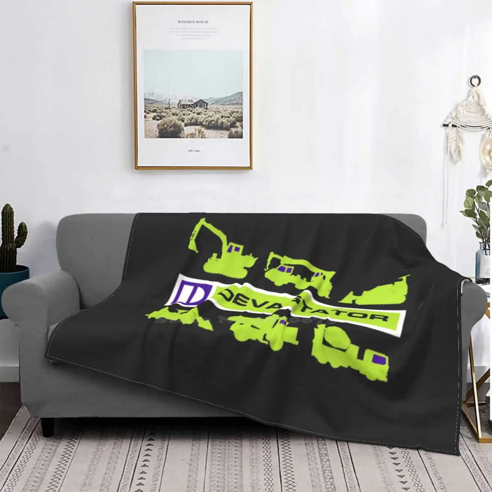 Destroator Prezzo Basso Nuova Stampa Novità Moda Morbida Coperta Constructicons Trituratore Trasforma Decepticon Decepticon Autobots