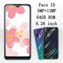 9A MTK Original Gesicht ID Anerkennung Entsperrt Handy Smartphone 6.26 ''Wasser Tropfen Bildschirm Android 4G RAM 64G ROM Handy