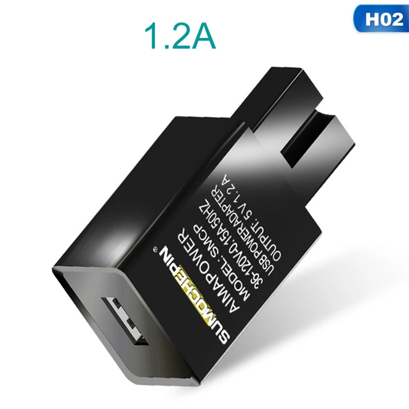 36 V-150 V электрический автомобиль мотоцикл руль черный 1.2A 2.0A USB Мотоцикл Зарядное устройство адаптер Быстрый Телефон Питание - Цвет: H02