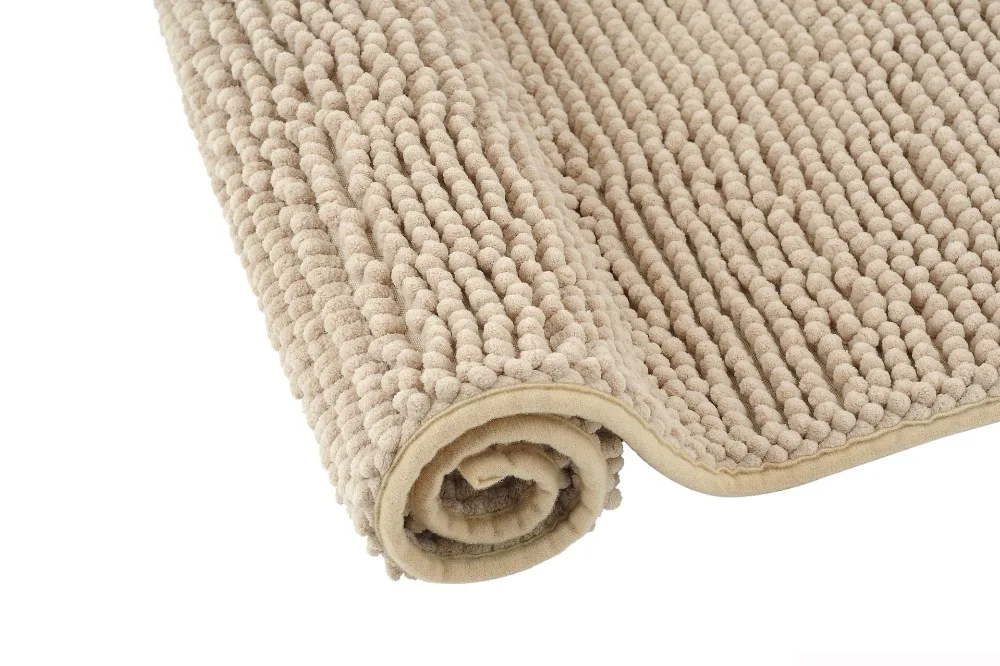 Drop Shipping 2pcs/set New Solid Bathroom Set Carpet Absorbent Non-Slip Pedestal Rug Lid Toilet Cover Bath Mat