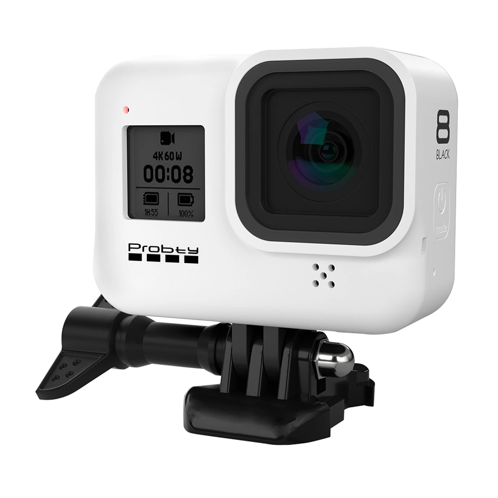 GoPro Hero 8 블랙 액세서리 케이스 GoPro Hero 8 블랙 히어로 카메라용 보호 실리콘 케이스 스킨