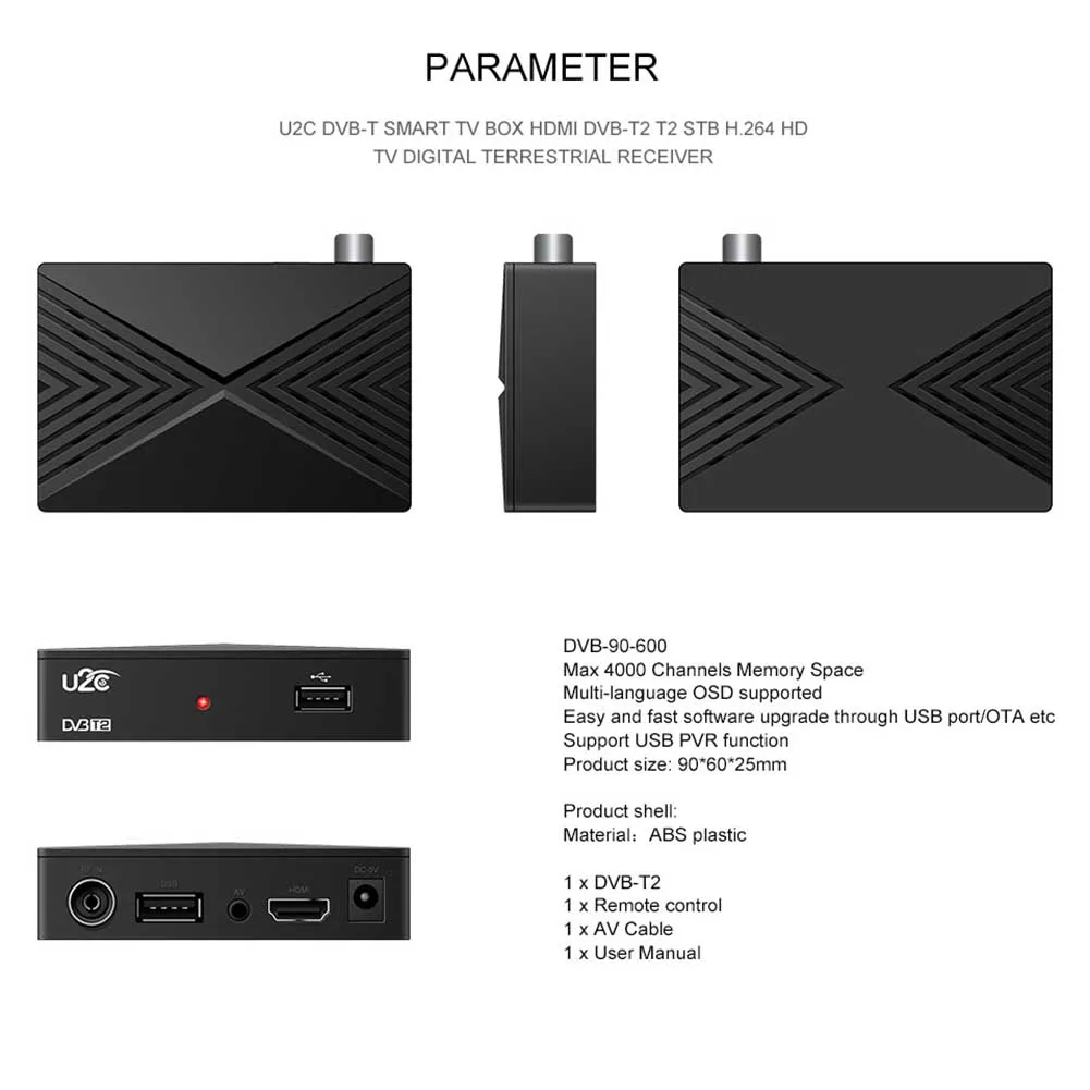 DVB C wifi ABS чувствительный ТВ приёмник HDMI Smart Digital PVR функция USB порт 1080P домашний наземный сигнал HD tv двухъядерный