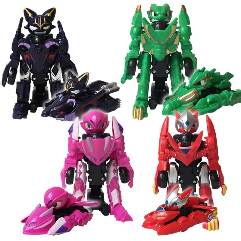 Goede Monkart Speelgoed Transformatie Robot Bitroid Nul Draka Rarrken Leo Moncha Pixie Vasper Dante Auto voor Kinderen Geschenken