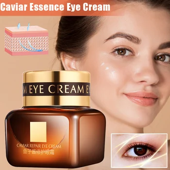 

Caviar Eye Cream Dark Circle Remove Eye Essence Anti-Aging Eye Gel Moisturizing Whitening Eye Cream 20g KG66