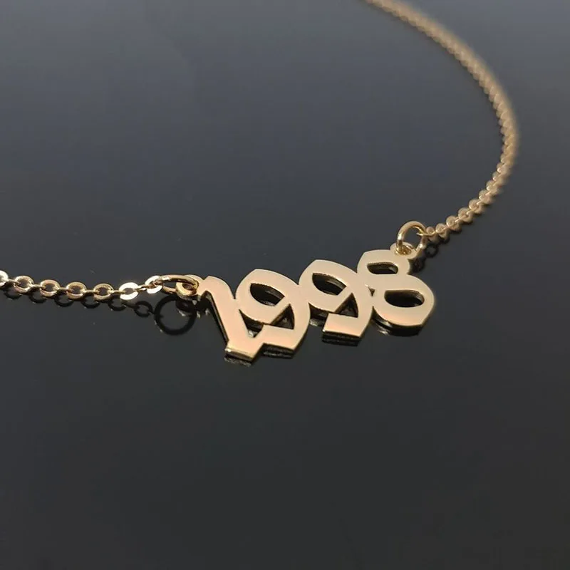 Персонализированное именное ожерелье с подвеской заказное ювелирное изделие курсивное арабское именное ожерелье из нержавеющей стали подарок на день рождения BFF