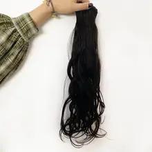 Kayla-Clip de cabello humano de cabeza completa, 26 pulgadas, 200 gramos, máquina de doble trama, extensiones de cabello
