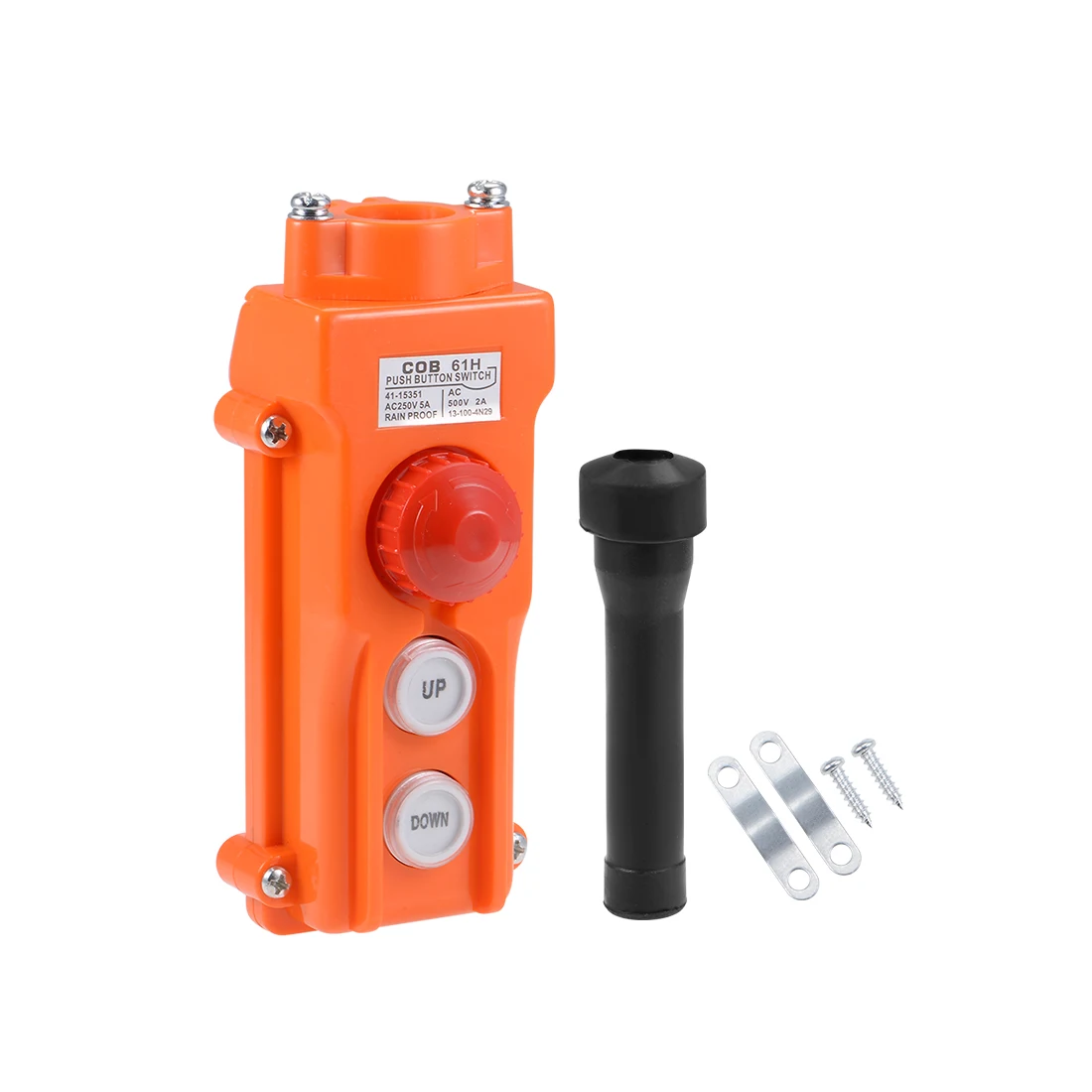 1PC New 2 Buttons Hand Remote Hoist And Crane Pendant Control Station