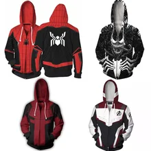 С капюшоном с принтом «Человек-паук» с изображением Мстителей завершающей маскарадный костюм venom Толстовка «Дэдпул»; куртка с капюшоном с героями комиксов Марвел, с супер-героем Капитан Америка? В уличном стиле