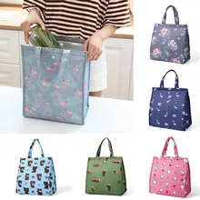 6 цветов изолированный охладитель Пикник брезент коробка-сумка для обеда для детей «унисекс Термальность Еда