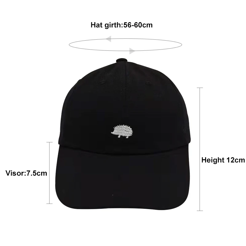 Папа шляпа прекрасный Ежик вышивка бейсболка женская летняя Snapback Мужская кепка s унисекс эксклюзивный выпуск хип-хоп шапки