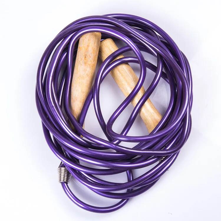 

5m Long Jump Rope High-End Theaceae Steel Spring Handle Groups Multi-seat Collective Rubber Jump Rope Children Fitness Exercise