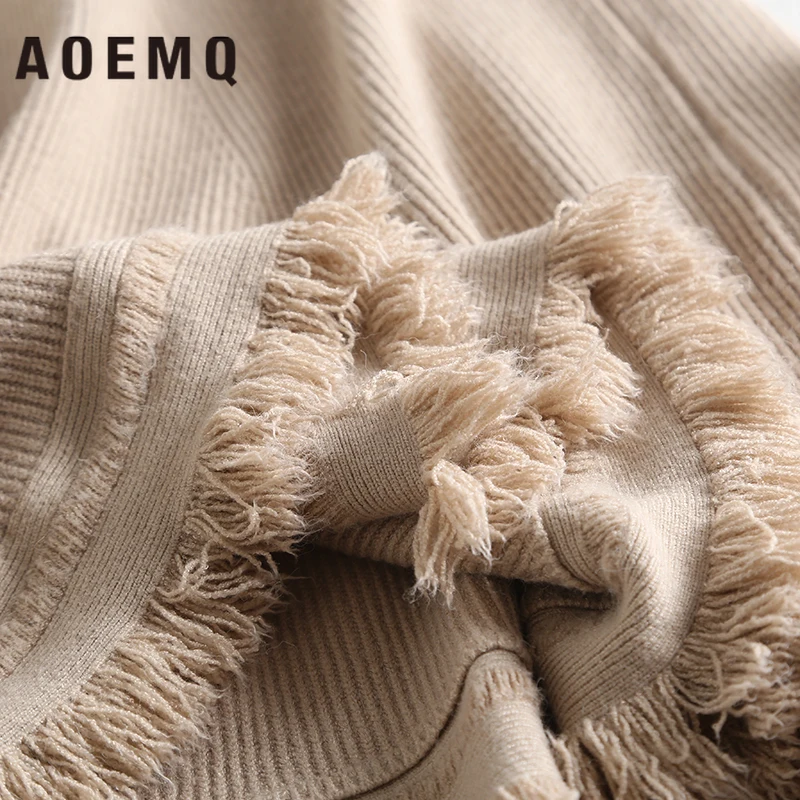 AOEMQ модная юбка с кисточками, драпированные юбки в индийском стиле, 3 цвета, трапециевидная юбка на пуговицах, юбки для танцев, вечеринки, свадьбы, женская одежда