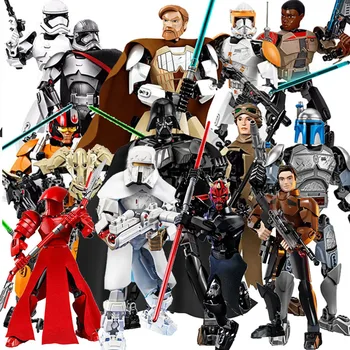 

Star Wars Solo Han Maul Darth White Figure toys building blocks